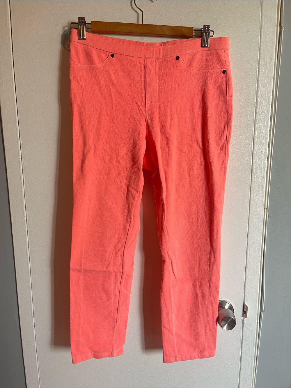 Nwot Women’s Coral Slim Stretchy Jeggins Size M Cotton waist 13 inseam 24
